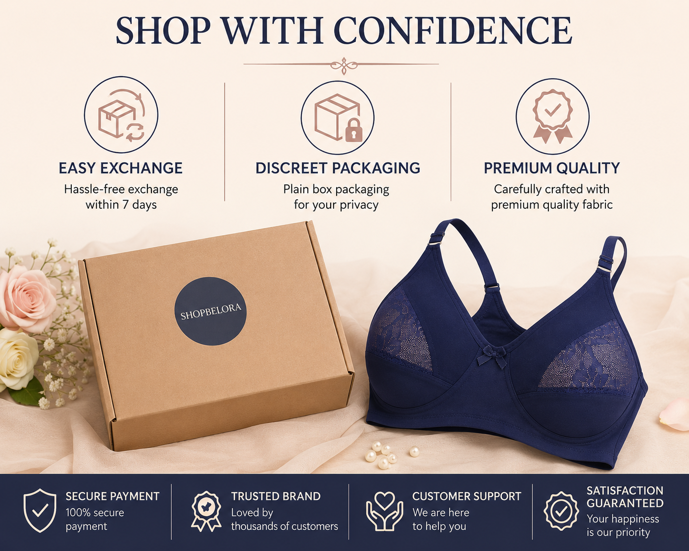 )Super Fancy Net Bra – Soft Luxury Fit Breathable Fabric -(Size 32–42)