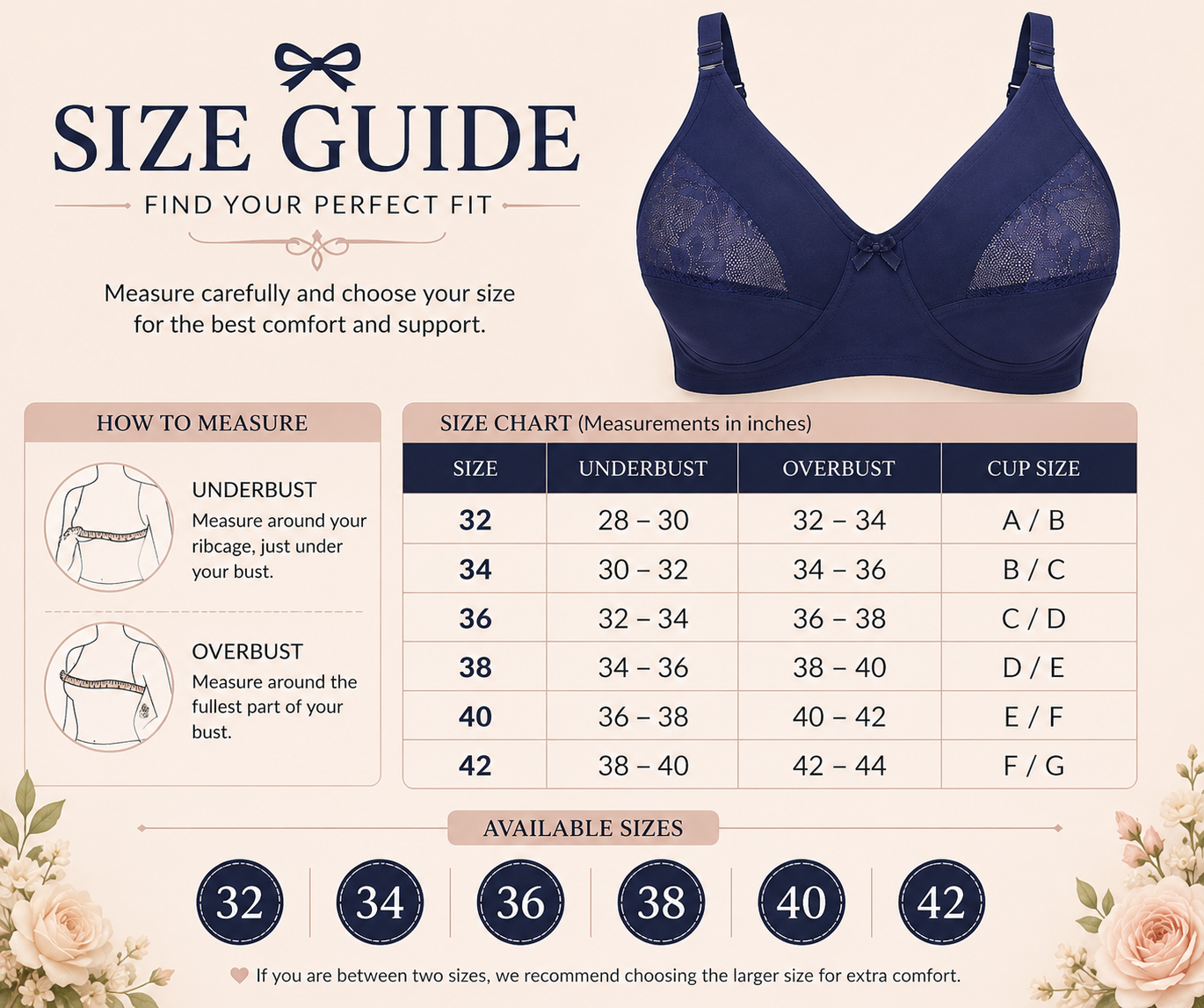 )Super Fancy Net Bra – Soft Luxury Fit Breathable Fabric -(Size 32–42)