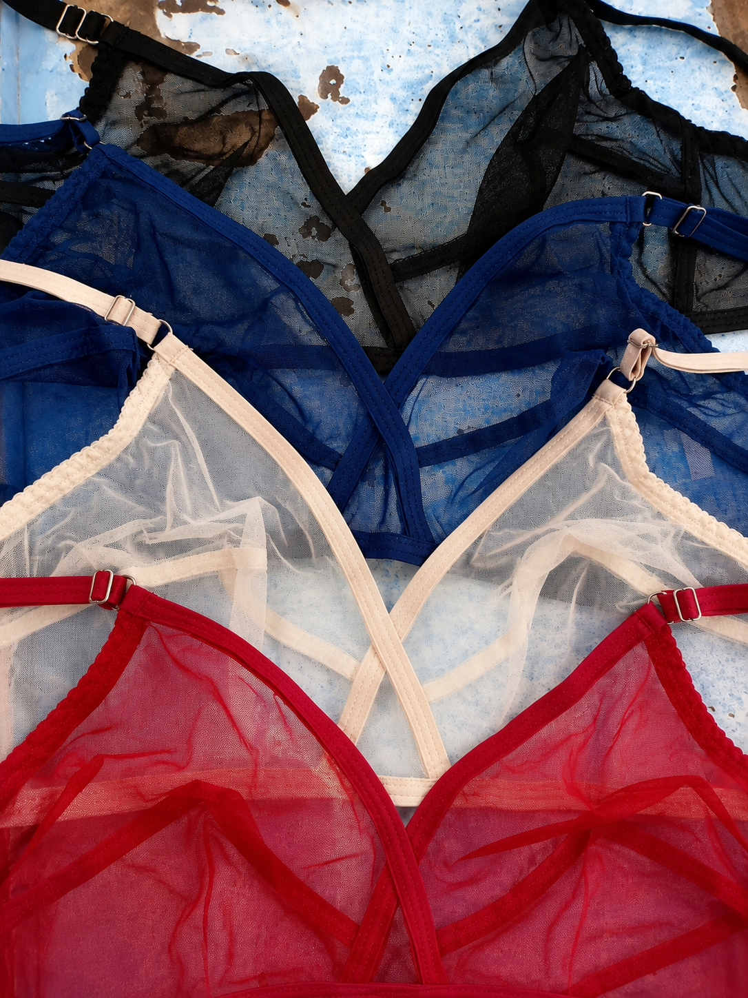 Imported Soft Net Bra – Lightweight Summer Comfort | Breathable Everyday Wear (4 Colors)