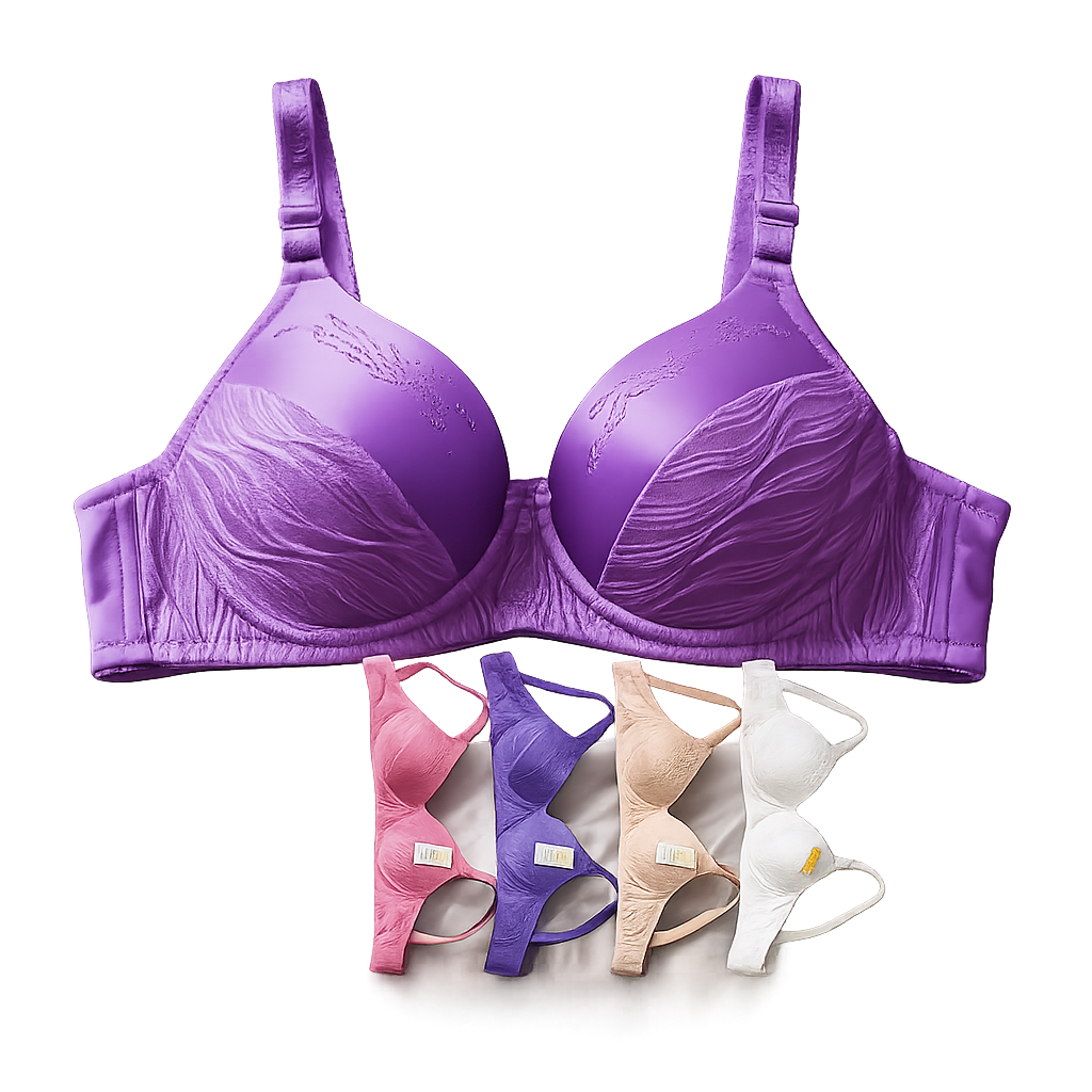 Fancy Foam Bra – Soft Padded Comfort Bra | 5 Colors | Sizes 36-40