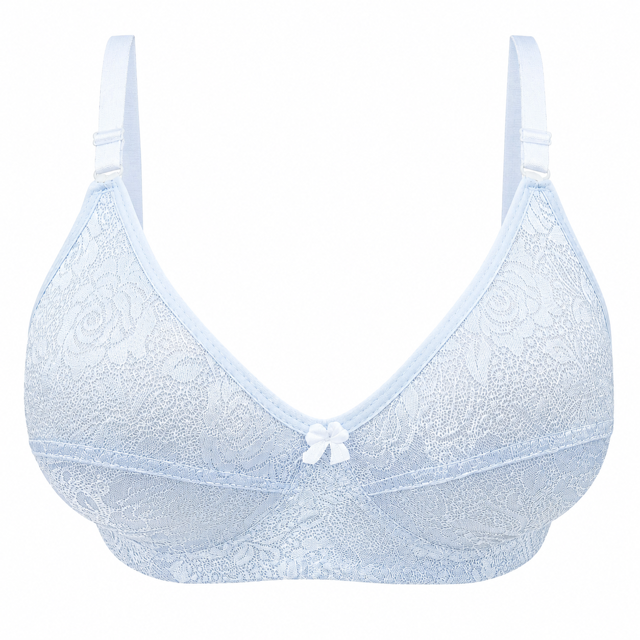 Super Fancy Full Net Bra – Soft Comfortable Lace Design (Sizes 32-42)