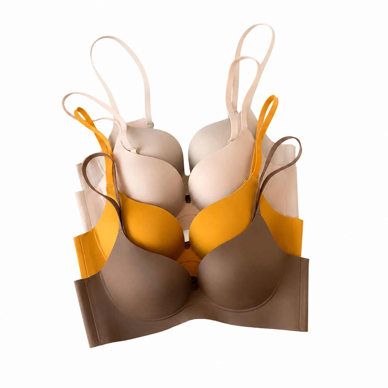 Milky Soft Padded Bra – Smooth Everyday Comfort Bra (4 Colors | Sizes 32-38)
