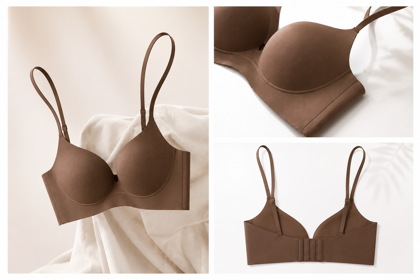 Milky Soft Padded Bra – Smooth Everyday Comfort Bra (4 Colors | Sizes 32-38)