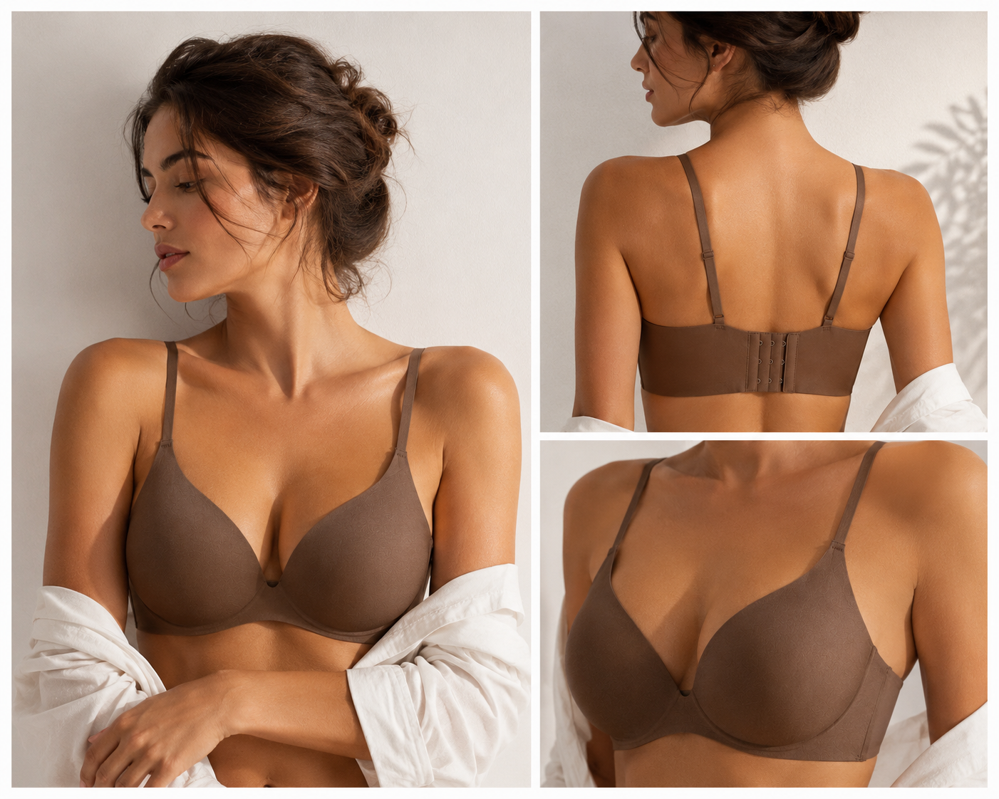 Milky Soft Padded Bra – Smooth Everyday Comfort Bra (4 Colors | Sizes 32-38)