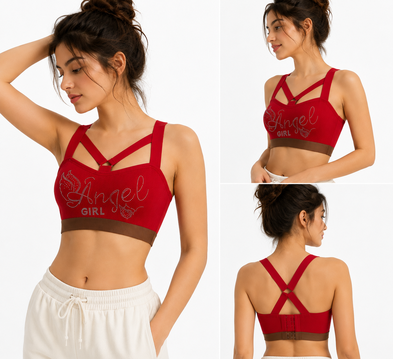 Angel Sports Blouse Bra – Stylish Comfort Stretch Fit (5 Colors | Free Size)