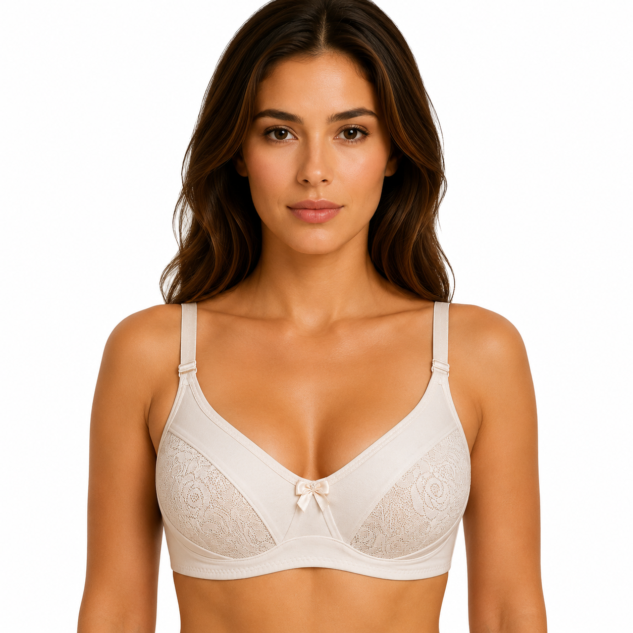 Super Fancy Summer Half Cup Net Bra – Lightweight & Breathable