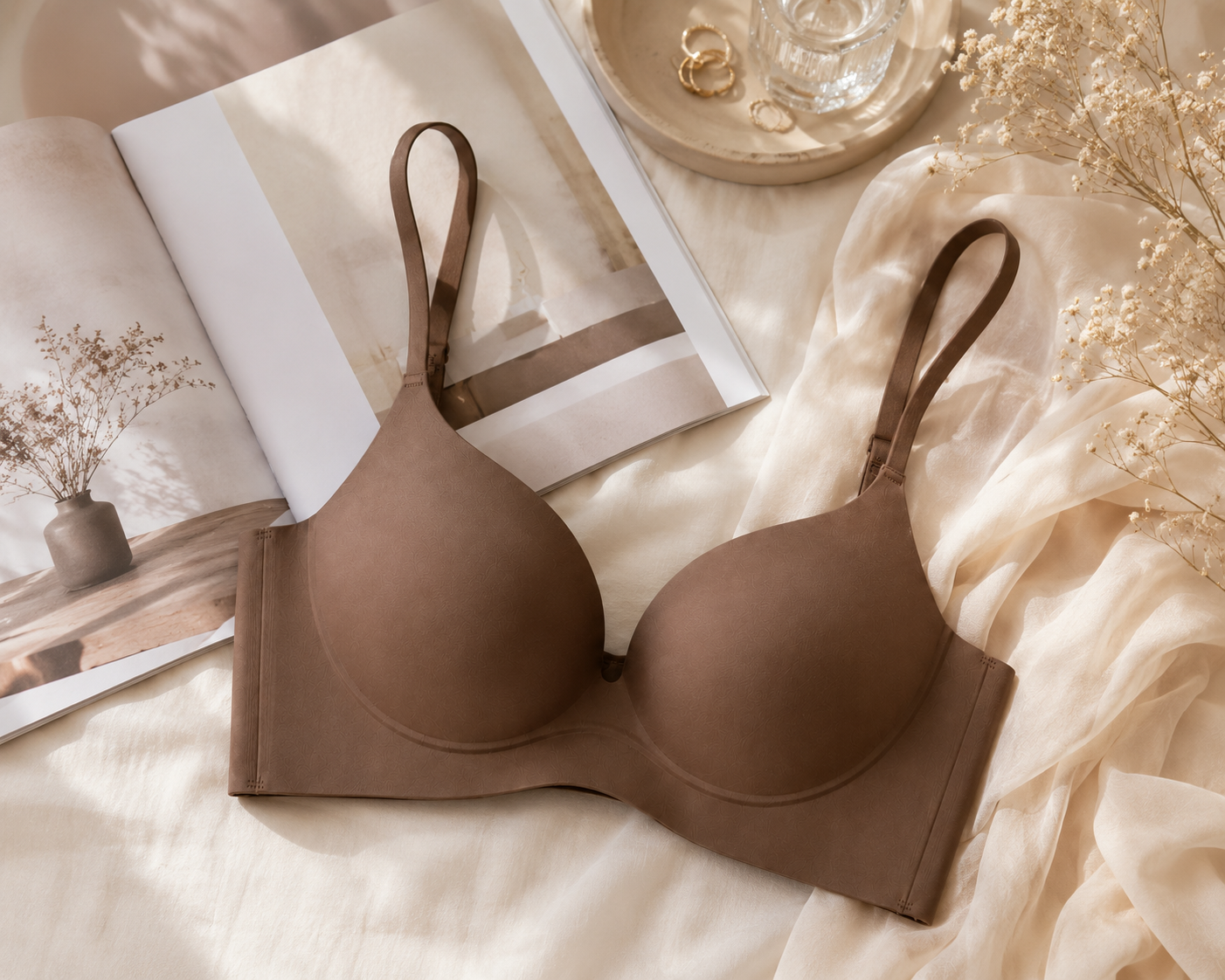 Milky Soft Padded Bra – Smooth Everyday Comfort Bra (4 Colors | Sizes 32-38)