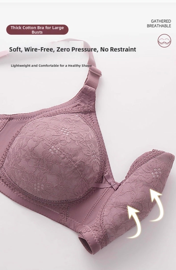 Light Padded Soft Cotton Push-Up Bra – Everyday Comfort & Natural Lift | 5 Colors | Sizes 32-42
