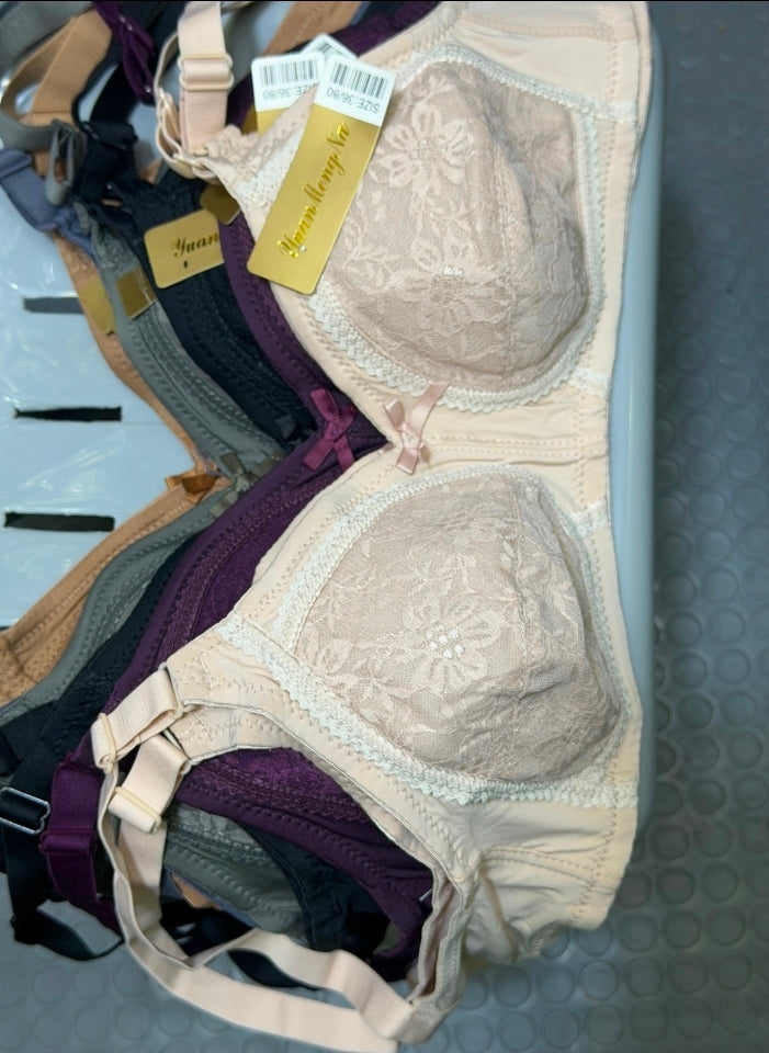 Light Padded Soft Cotton Push-Up Bra – Everyday Comfort & Natural Lift | 5 Colors | Sizes 32-42