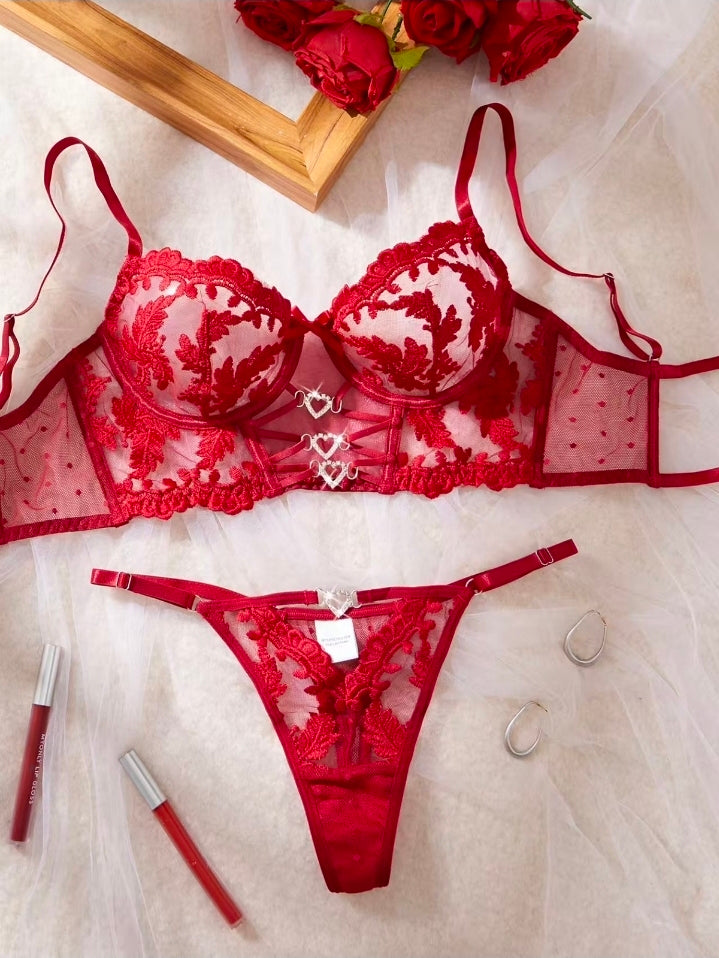 Fancy Premium Bra Set for Women | Soft & Stylish Lingerie | Black, Pink & Maroon | Sizes M–XL
