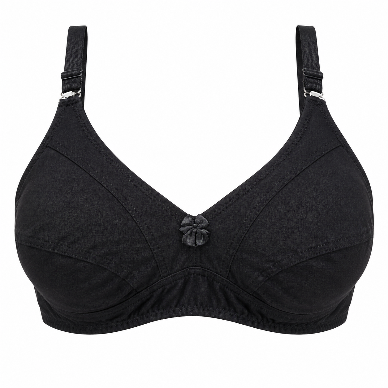 Pure Simple Cotton Full Coverage Bra – Soft & Comfortable (Sizes 32-42)