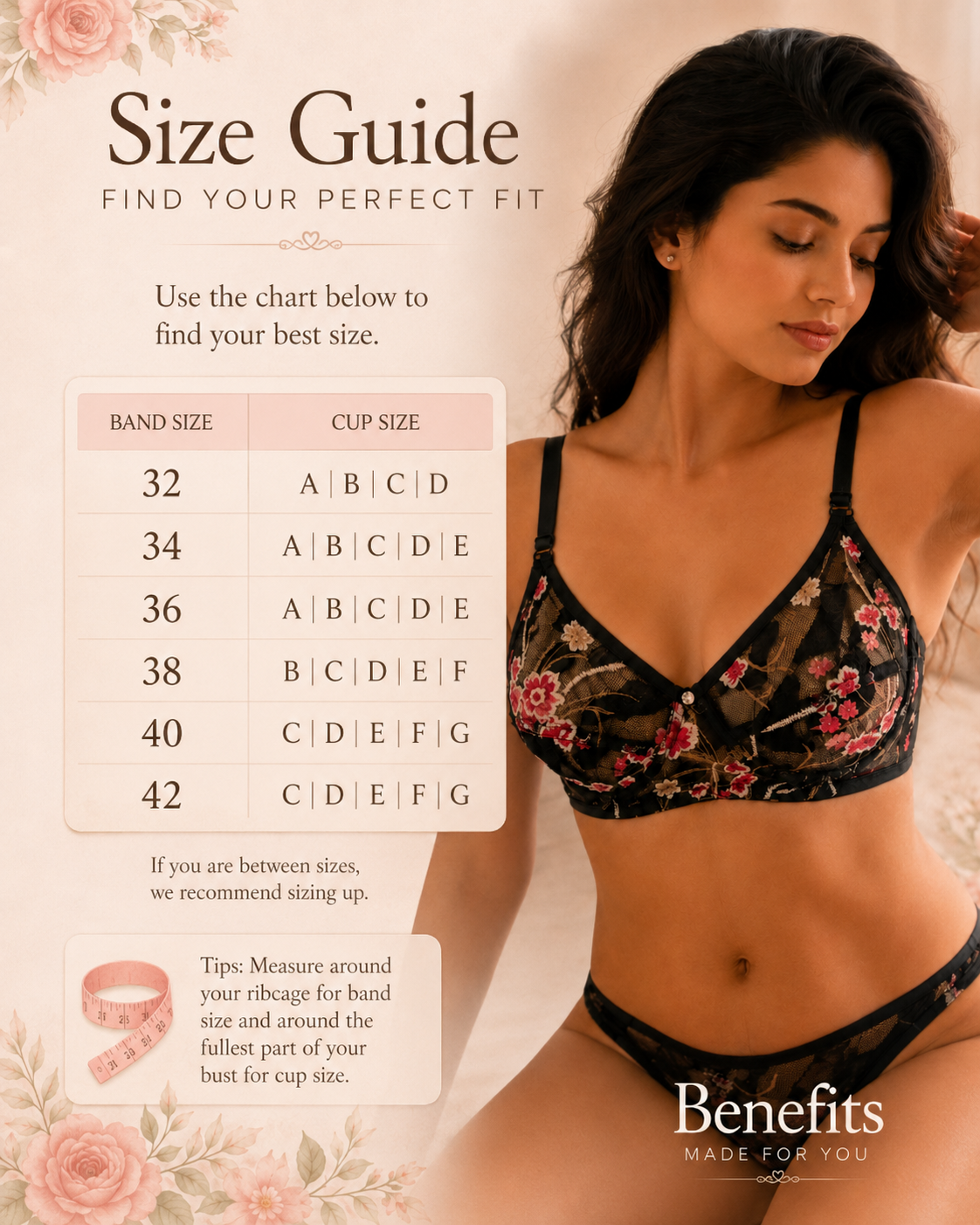 Imported Soft Malai Net Embroidery Bra – Premium Breathable Daily Wear (Size 32–38)
